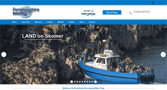 Desktop Screenshot of pembrokeshire-islands.co.uk
